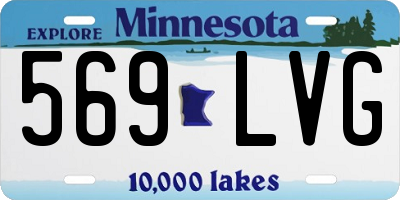 MN license plate 569LVG