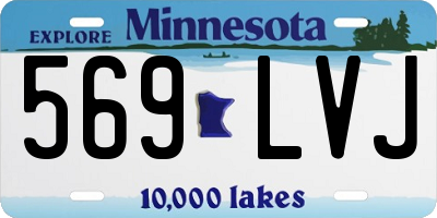 MN license plate 569LVJ