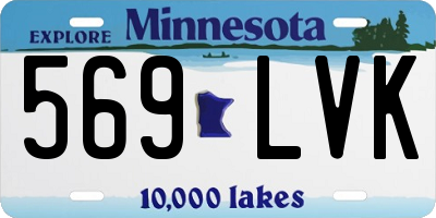 MN license plate 569LVK