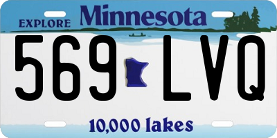 MN license plate 569LVQ