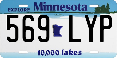 MN license plate 569LYP