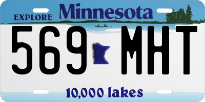 MN license plate 569MHT