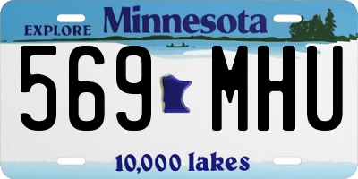 MN license plate 569MHU