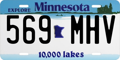 MN license plate 569MHV