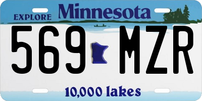 MN license plate 569MZR