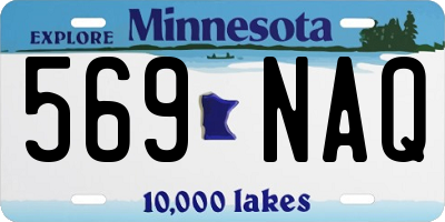 MN license plate 569NAQ