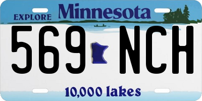 MN license plate 569NCH