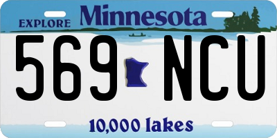 MN license plate 569NCU