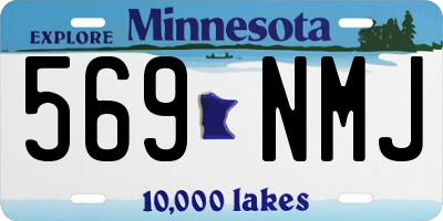 MN license plate 569NMJ