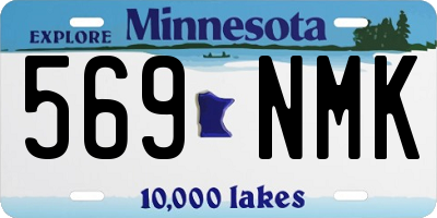MN license plate 569NMK