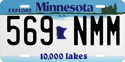 MN license plate 569NMM