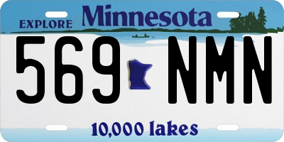 MN license plate 569NMN