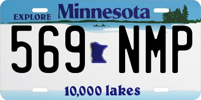 MN license plate 569NMP