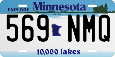MN license plate 569NMQ