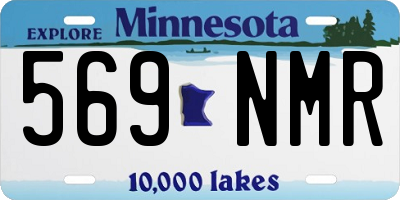 MN license plate 569NMR