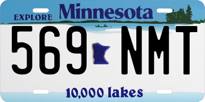 MN license plate 569NMT