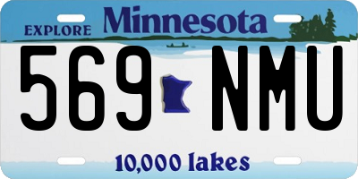 MN license plate 569NMU