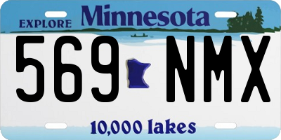 MN license plate 569NMX