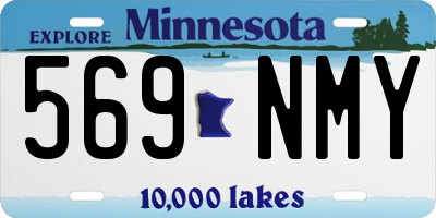 MN license plate 569NMY