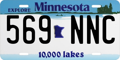 MN license plate 569NNC