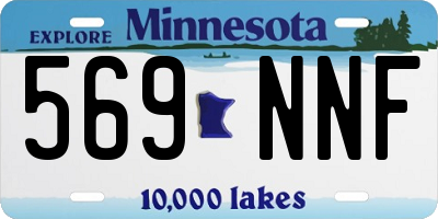 MN license plate 569NNF
