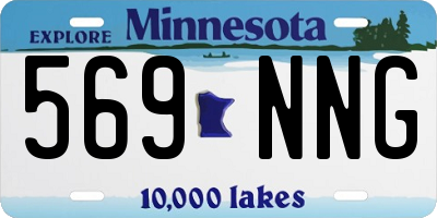 MN license plate 569NNG