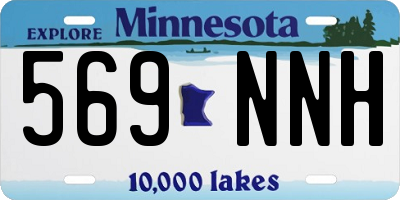 MN license plate 569NNH