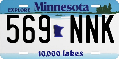MN license plate 569NNK