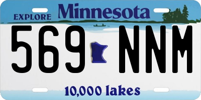 MN license plate 569NNM