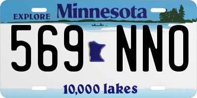 MN license plate 569NNO