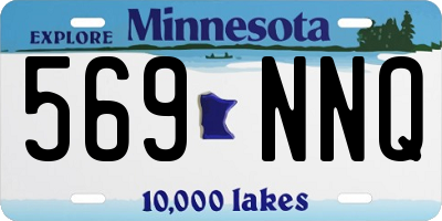 MN license plate 569NNQ