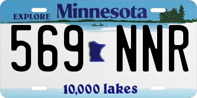 MN license plate 569NNR