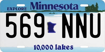 MN license plate 569NNU