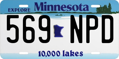 MN license plate 569NPD