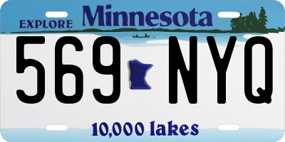 MN license plate 569NYQ