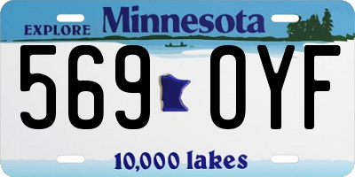 MN license plate 569OYF