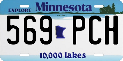 MN license plate 569PCH