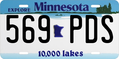 MN license plate 569PDS