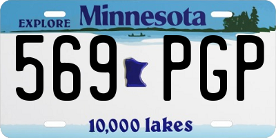 MN license plate 569PGP