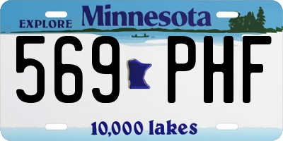 MN license plate 569PHF