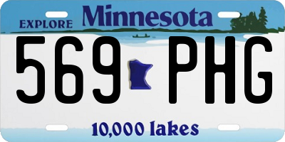 MN license plate 569PHG