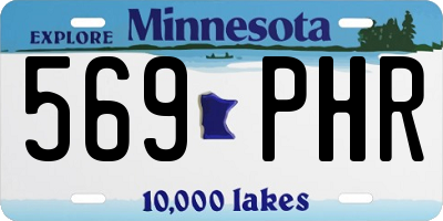 MN license plate 569PHR