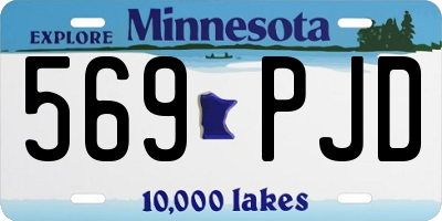MN license plate 569PJD