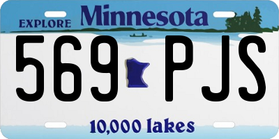 MN license plate 569PJS
