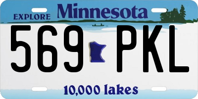 MN license plate 569PKL
