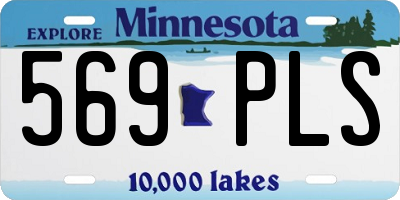 MN license plate 569PLS