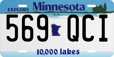 MN license plate 569QCI