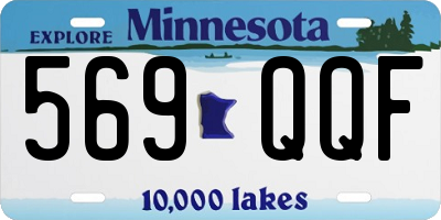 MN license plate 569QQF