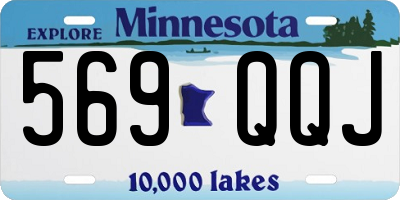 MN license plate 569QQJ