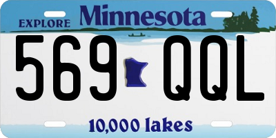 MN license plate 569QQL